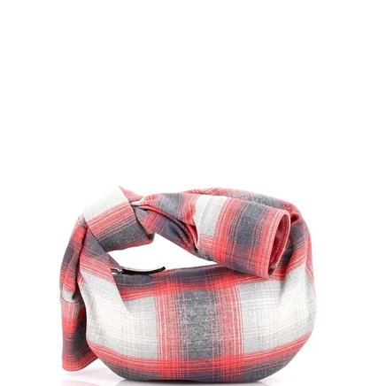 Женская сумка Bottega Veneta Mini BV Jodie Hobo, красная