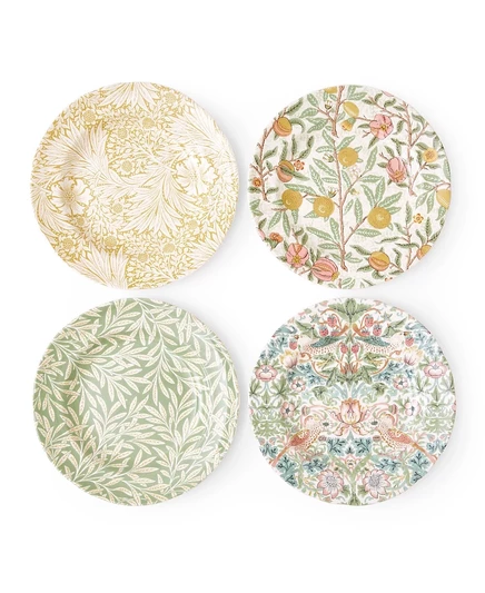 Набор десертных тарелок Spode Morris & Co., 4 шт., многоцветные