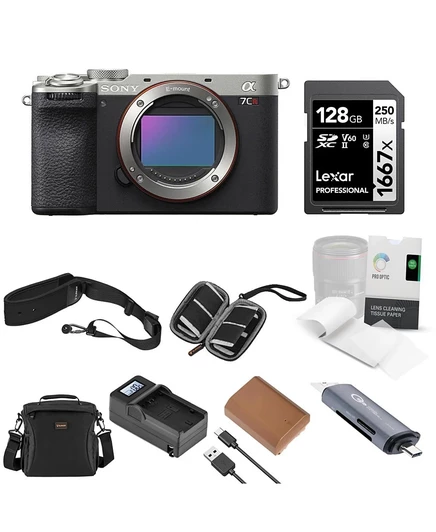 Беззеркальный фотоаппарат Sony Alpha a7CR, серебристый
