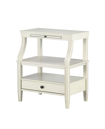 Тумба прикроватная Comfort Pointe Newton Antique, белая