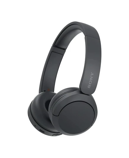 Компактные беспроводные Bluetooth-наушники-вкладыши Sony WH-CH520 (черные) с подставкой черного цвета