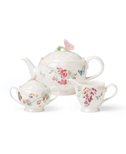 Чайный набор Lenox Butterfly Ombre, 3 пр., разноцветный