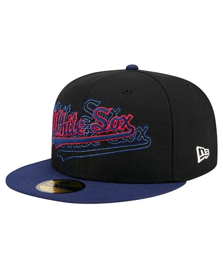 Мужская кепка New Era 59FIFTY Chicago White Sox, черная