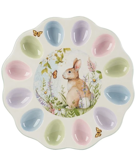 Тарелка для яиц Certified Int. Easter Meadow, многоцветная