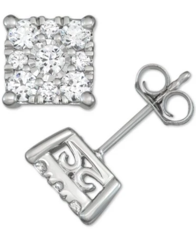 Серьги-пусеты Macy's с бриллиантами 1/3–1 карата