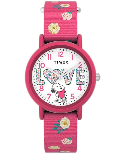 Женские часы Timex Color Rush Peanuts, розовые