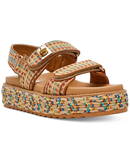  Женские босоножки на платформе и стельке Bigmona multi raffia