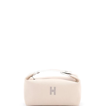 Кейс Hermès Bride-A-Brac PM из холста, бежевый