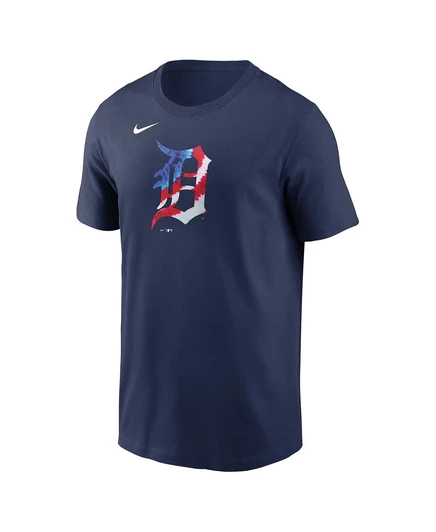 Мужская темно-синяя футболка Nike Detroit Tigers Americana от Nike navy