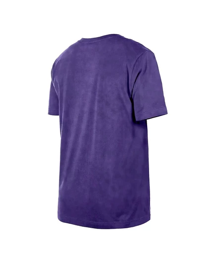 Мужская фиолетовая футболка New Era Los Angeles Lakers Hardwood Classics оверсайз квадратной формы с минеральной стиркой purple