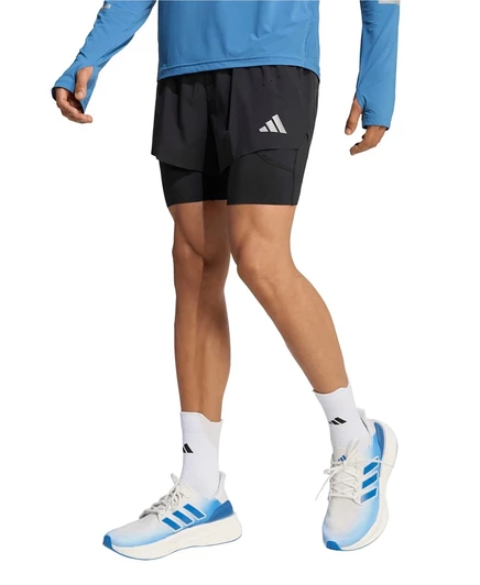 Мужские беговые шорты Adidas adi365 Climacool 2-в-1, черные