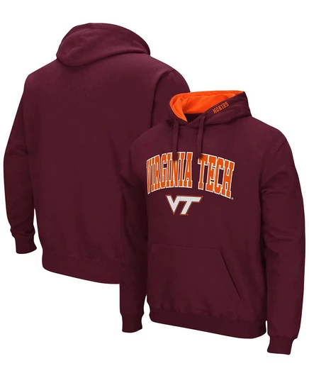 Мужская толстовка-пуловер Virginia Tech Hokies с логотипом Arch 3.0 и капюшоном maroon