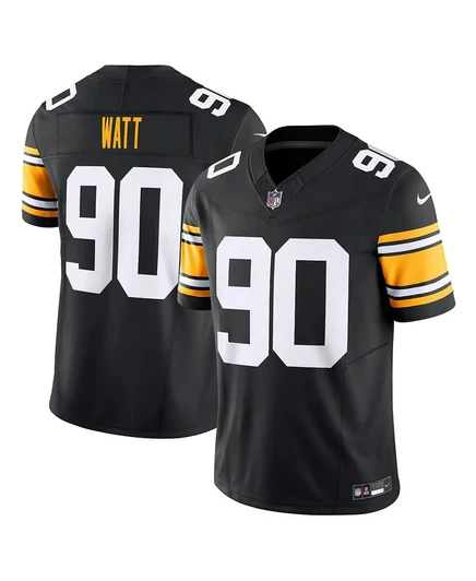 Мужская джерси Nike T.J. Watt Pittsburgh Steelers Limited, черная