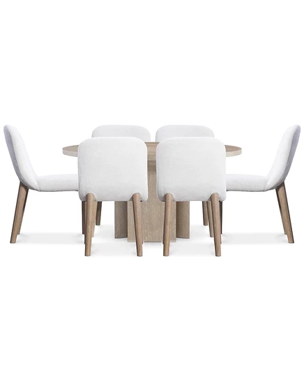 Обеденный набор bernhardt loggia 7 предметов, отделка aria