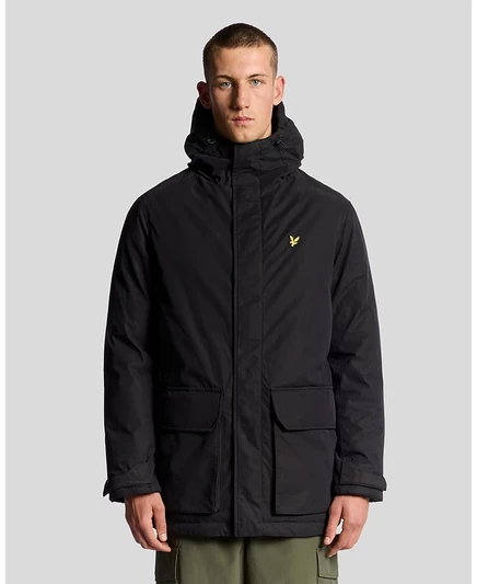 Мужская мембранная парка с капюшоном и длинными рукавами от Lyle & Scott