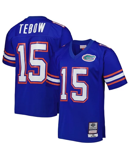 Мужская джерси Mitchell & Ness Tim Tebow Florida, синяя