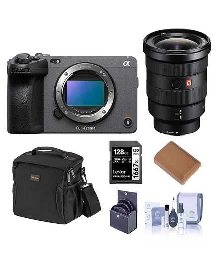 Кинокамера Sony FX3 с объективом FE 16–35 мм f/2.8 GM, черная