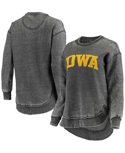 Женский свитшот Pressbox Iowa Hawkeyes, черный