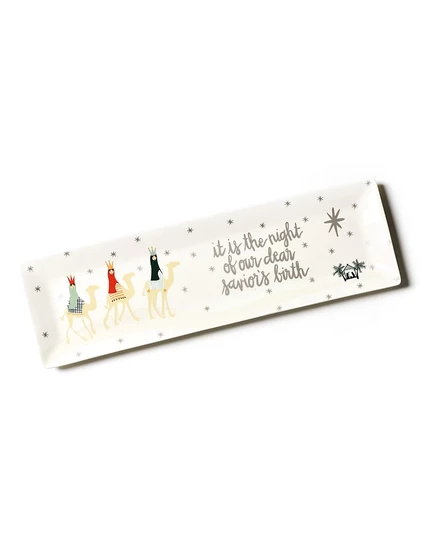 Поднос coton colors o holy night узкий прямоугольный, белый