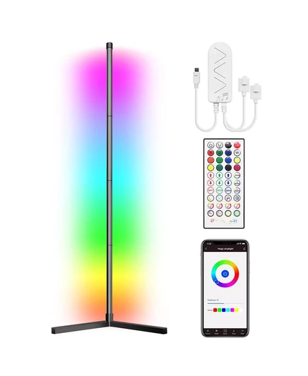 Напольная лампа eco4life Symphony Smart Wi‑Fi 61″, черная