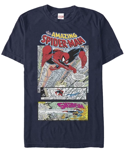 Мужская футболка Fifth Sun с принтом Spider-Man, синяя