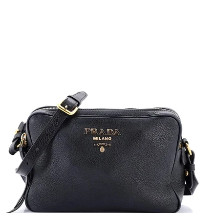 Женская сумка Pre-Owned Prada Double Zip Medium, черная