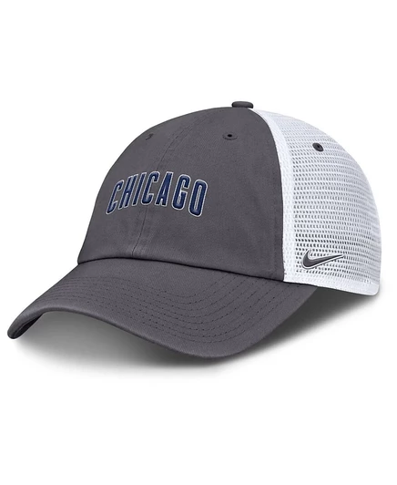 Мужская тракер-бейсболка Nike Chicago Cubs регулируемая, серая