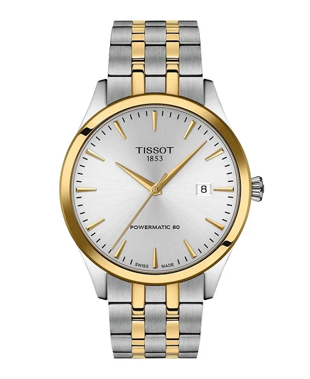Мужские часы Tissot 40 мм сталь, серебристые