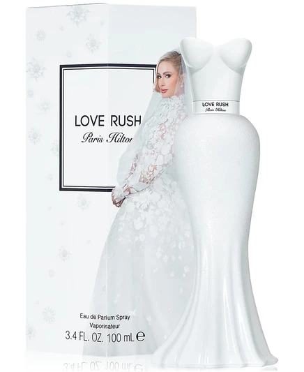 Парфюмированная вода Paris Hilton Love Rush в спрее, 3,4 унции, без цвета