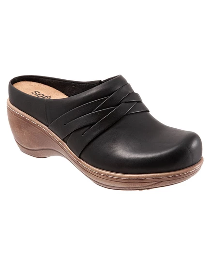 Мягкая подошва Mackay Clog черного цвета