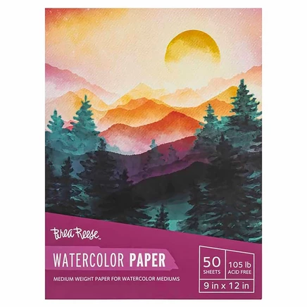 Альбом для акварели Brea Reese 22,9×30,5 см, 50 л