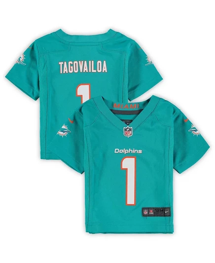Игровая футболка Nike Infant Tua Tagovailoa Miami Dolphins