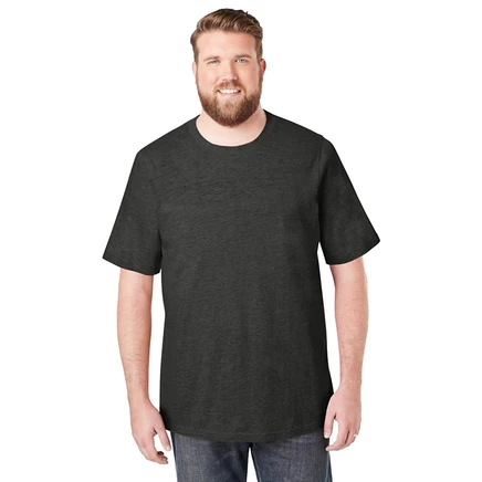 Мужская футболка Kingsize ультралегкая без карманов, черная