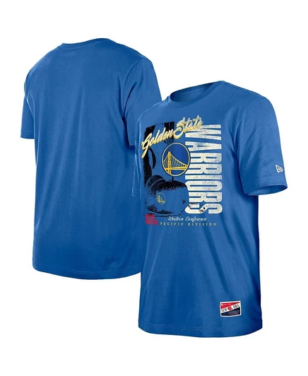 Мужская футболка New Era Golden State Warriors, синяя