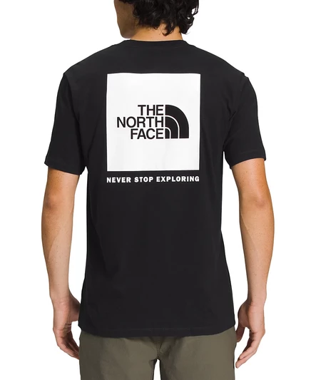  Мужская черная футболка с круглым вырезом и коротким рукавом с логотипом Box The North Face black