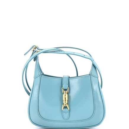 Женская сумка Pre-Owned Gucci Mini Jackie 1961 Hobo, синяя