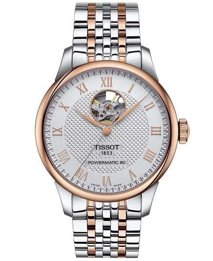 Мужские часы Tissot Le Locle Powermatic 80 автомат, 39 мм, двухцветные