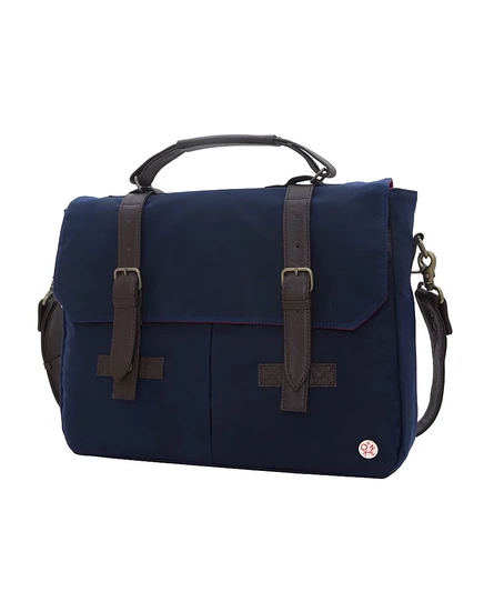Женская сумка Manhattan Portage Cortelyou из вощеного канваса, синяя