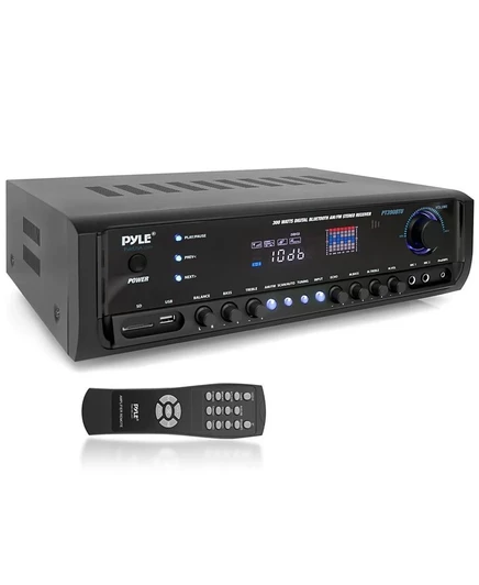 Стереоприемник для домашнего кинотеатра Pyle 300 Вт Bluetooth - PT390BTU black