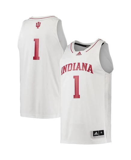 Мужская майка Adidas Indiana Hoosiers Swingman, бежевая