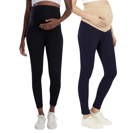 Женские леггинсы для беременных Motherhood Secret Fit, синие, 2 шт