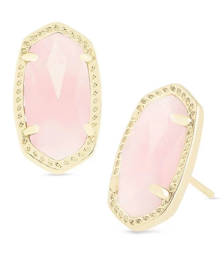 Женские серьги Kendra Scott Ellie с камнем, розовые