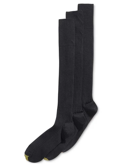 Мужские носки Gold Toe 3 пары, черные