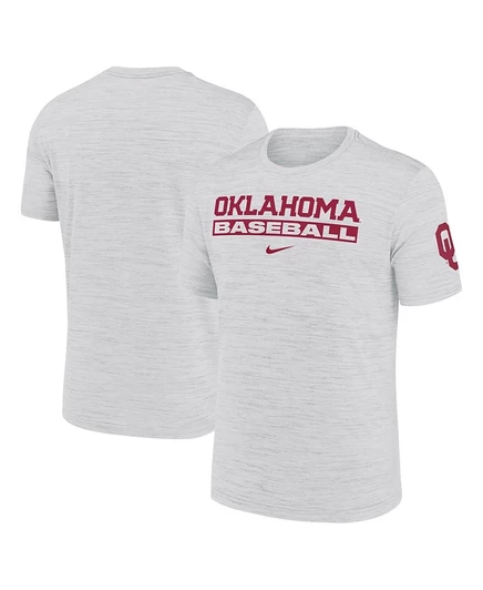 Мужская футболка Nike Oklahoma Sooners Velocity Dri-FIT, серая