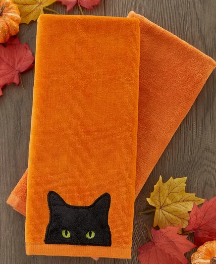 Хлопковое полотенце для рук SKL Home Shadow Eyes из 2 частей, 16 