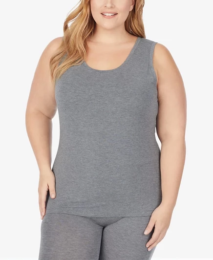 Женский топ Cuddl Duds Softwear, серый