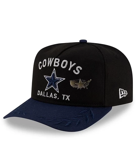 Мужская кепка New Era 59FIFTY Dallas Cowboys 2025, черно-синяя
