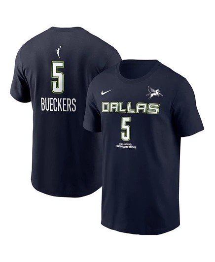 Мужская футболка Nike Paige Bueckers Dallas Wings 2025, синяя