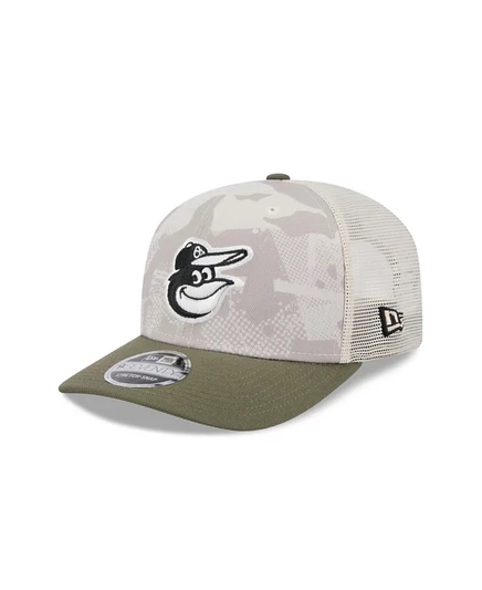 Мужская кепка New Era 9SEVENTY Orioles, песочно-оливковая