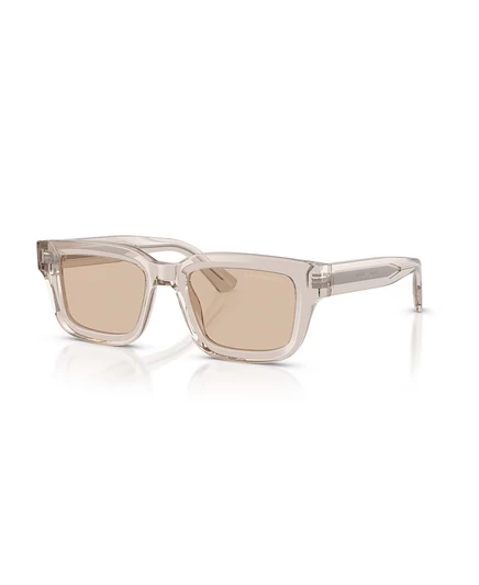 Мужские солнцезащитные очки Emporio Armani с геометрическим рисунком, EA4270 коричневого цвета